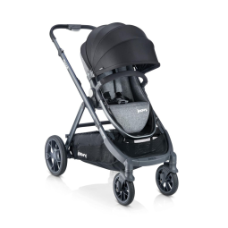 Carrinho de Bebê Modular Personalizável, Joovy Qool, Cinza