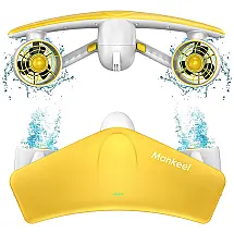 Monkeel Scooter de Propulsor Aquático Inteligente Mergulhe de até 50 Metros para Crianças e Adultos, GOYOJO, Amarelo