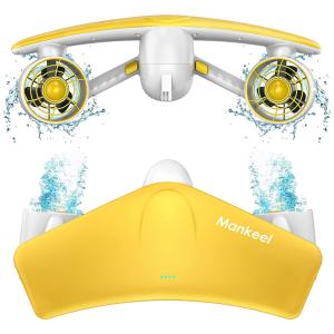 Monkeel Scooter de Propulsor Aquático Inteligente Mergulhe de até 50 Metros para Crianças e Adultos, GOYOJO, Amarelo