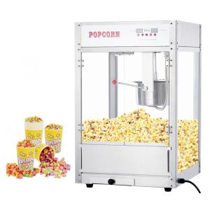 Máquina de Pipoca Comercial Grande de 340g, Noite de Cinema, Controle de Temperatura com Display Digital, com 10 Baldes de Pipoca