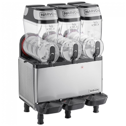 Máquina de Bebidas Congeladas Narvon SM3 Triple 11 litros Pourover Granita Slushy 110V