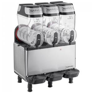 Máquina de Bebidas Congeladas Narvon SM3 Triple 11 litros Pourover Granita Slushy 110V