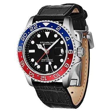 Relogio Stuhrling Meridian 3968L GMT
