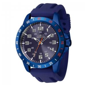Relógio Masculino Profissional Invicta 45 mm Azul, Design Robusto e Resistente, Estilo e Precisão