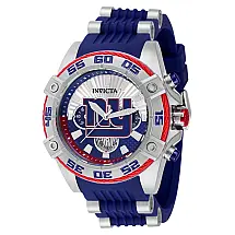 Relgio unissex NFL New York Giants - 43,5 mm. Ao. Azul 42004