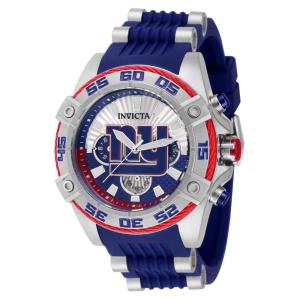 Relgio unissex NFL New York Giants - 43,5 mm. Ao. Azul 42004