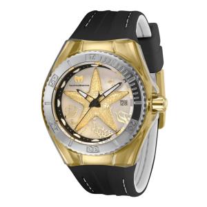 Relógio Feminino TechnoMarine Cruise Dream com Mostrador em Madrepérola, Invicta TM119004, Preto e Branco
