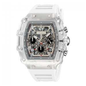 Relógio Masculino Invicta Activa com Mostrador Esqueleto 44.3mm, Branco ACW2305004