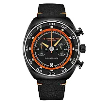 Relógio Masculino Stuhrling Roadster 44mm Quartz Cronógrafo Preto à Prova d'Água