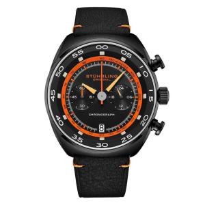 Relógio Masculino Stuhrling Roadster 1000 Quartzo 44mm com Cronográfo, Preto
