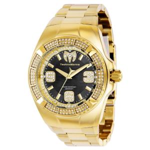 Relgio masculino TechnoMarine Cruise Glitz Swiss Ronda 763 calibre - 44,5 mm. Ouro ZG-TM-121104