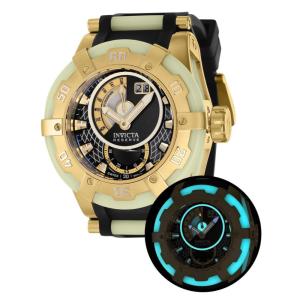Relógio Masculino Bolt Hyperion, Invicta 37204, Preto, Branco e Dourado