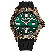 Relógio Masculino Stuhrling Depthmaster Heritage Automático 44mm, Verde
