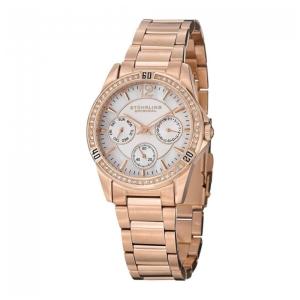 Relógio Feminino Stuhrling Marina 914 Quartzo 34mm, Ouro Rosa