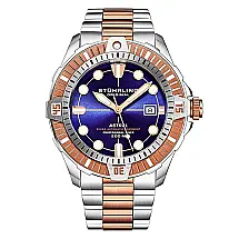 Relógio Masculino Stuhrling Astral Automático 45mm, Aço Inoxidável Prata, Design Elegante