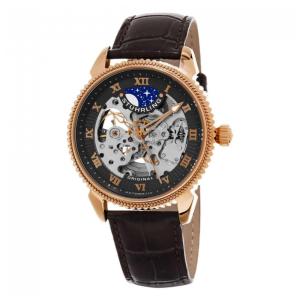 Relógio Masculino Stuhrling Special Reserve 835.04 Automático 40mm, Marrom