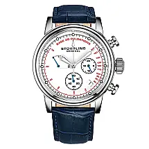 Relógio Masculino Stuhrling ChronoPulse 895 Quartzo 42mm com Cronográfo, Azul