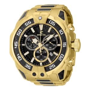 Relógio Masculino Carbon Hawk, Invicta 37704, Dourado e Preto