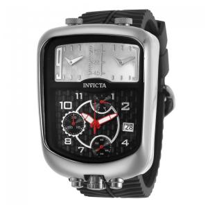 Relgio masculino S1 Rally Swiss Ronda Z60 Calibre com mostrador em madreprola - 42 mm. Preto 29704