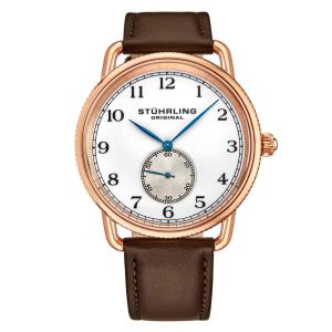 Relógio Masculino Stuhrling 207 Quartzo 41mm, Marrom