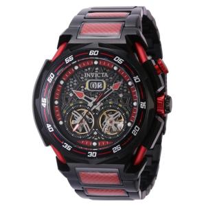 Relógio masculino Invicta S1 Rally Automático 50,, preto, vermelho 43804