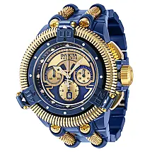 Relógio Masculino Automático Invicta Reserve King Python, Dourado, Azul Escuro 42904