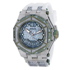 Relógio Masculino Reserve Carbon Hawk, Invicta 38904, Branco e Prata