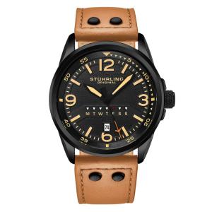 Relógio Masculino Stuhrling 447A Quartzo 44mm, Marrom