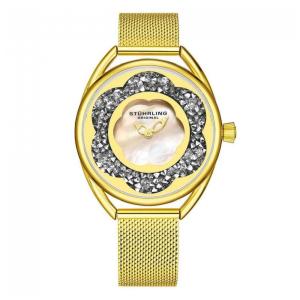 Relógio Feminino Stuhrling Lily 995M Quartzo 38mm, Dourado Clássico