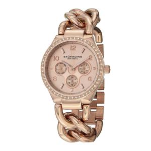 Relógio Feminino Stuhrling Lady Renoir Shine 813S Quartzo 38mm, Rosa