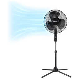 Ventilador de Torre Confort com 3 Velocidades e Altura Ajustáveis, 110V, COMFORT ZONE CZST161BTEBK, Preto