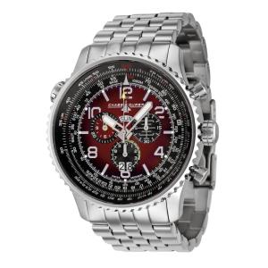 Relgio masculino Chase Durer Flight Commander Swiss Ronda 5050.C calibre - 49,5 mm. Ao CDW-0014
