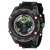 Relógio Masculino Marvel Hulk, Invicta 43014, Preto e Verde
