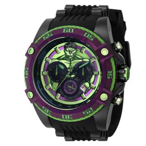 Relógio Masculino Marvel Hulk, Invicta 43014, Preto e Verde