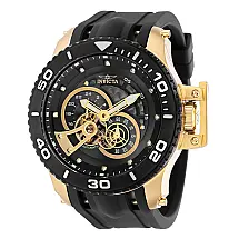 Pro SCUBA 0,05 Carat Diamond Automtico Relgio Masculino - 50mm. Preto 36114
