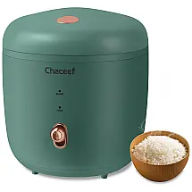 Panela de Arroz Mini CHACEEF 2 xícaras de Arroz Cru, Panela de Arroz Compacta de 1,2 litros com Revestimento Antiaderente