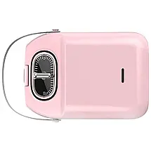 Sanduicheira Elétrica Antiaderente 1 Fatia, Aço Inox, 2500W, 110v, ZHDWOALG 666 254 20, Rosa