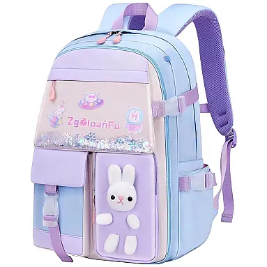 Mochila escolar infantil kistou coelho