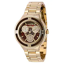 Relógio feminino Invicta Angel com mostrador madrepérola , ouro 39614