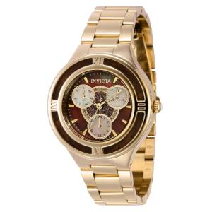 Relógio feminino Invicta Angel com mostrador madrepérola , ouro 39614