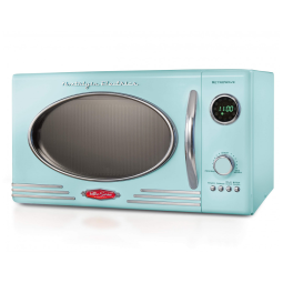 Micro ondas Retro de Bancada 25 Litros Multifuncional, 800W, Agua, 110v, NOSTALGIA RMO4AQ, Verde Claro