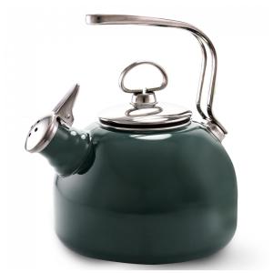Chaleira de Chá 1.8 Litros em Aço Inoxidável com Apito, Chantal, Verde Escuro