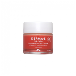 Creme Facial Anti Rugas Reafirmante Leve com, Óleo de Jojoba e Vitamina 56g, DERMA E 2125, Vermelho