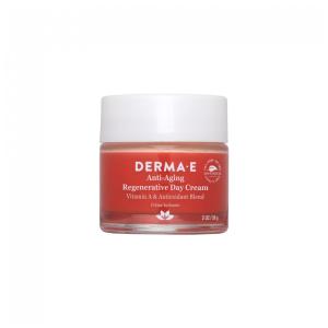 Creme Facial Anti Rugas Reafirmante Leve com, Óleo de Jojoba e Vitamina 56g, DERMA E 2125, Vermelho