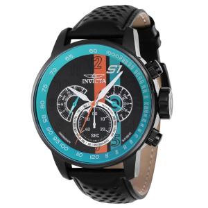 Relgio masculino Invicta S1 Rally, 48mm, preto e azul modelo 39024.