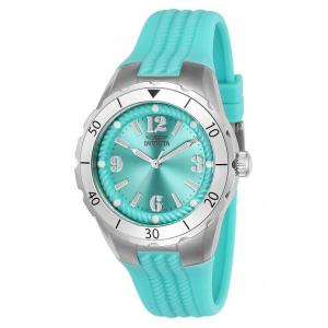 Relógio Feminino Invicta Angel Halo 38mm, Azul Claro 24124
