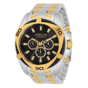 Relógio Masculino Bolt, Invicta 34124, Prata, Dourado e Preto