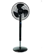 Ventilador Pedestal com Controle Remoto, Oscilação e 5 Velocidades, 110V 60W, Honeywell HSF600B Advanced QuietSet, Preto