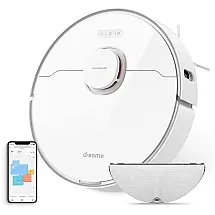 Aspirador de Pó Robô L10 com Mapeamento Multinível e Sucção Forte 4000PA, 110v, DREAMETECH, Branco