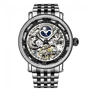 Relógio Masculino Stuhrling Esqueleto Automático
